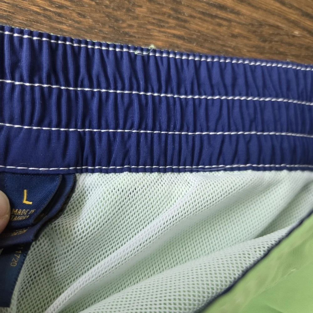Green Polo Ralph Lauren Swim Shorts Sz.L